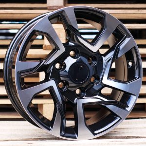 Jante 4X4 17x7,5 ET25 6x139,7 - Black Polished