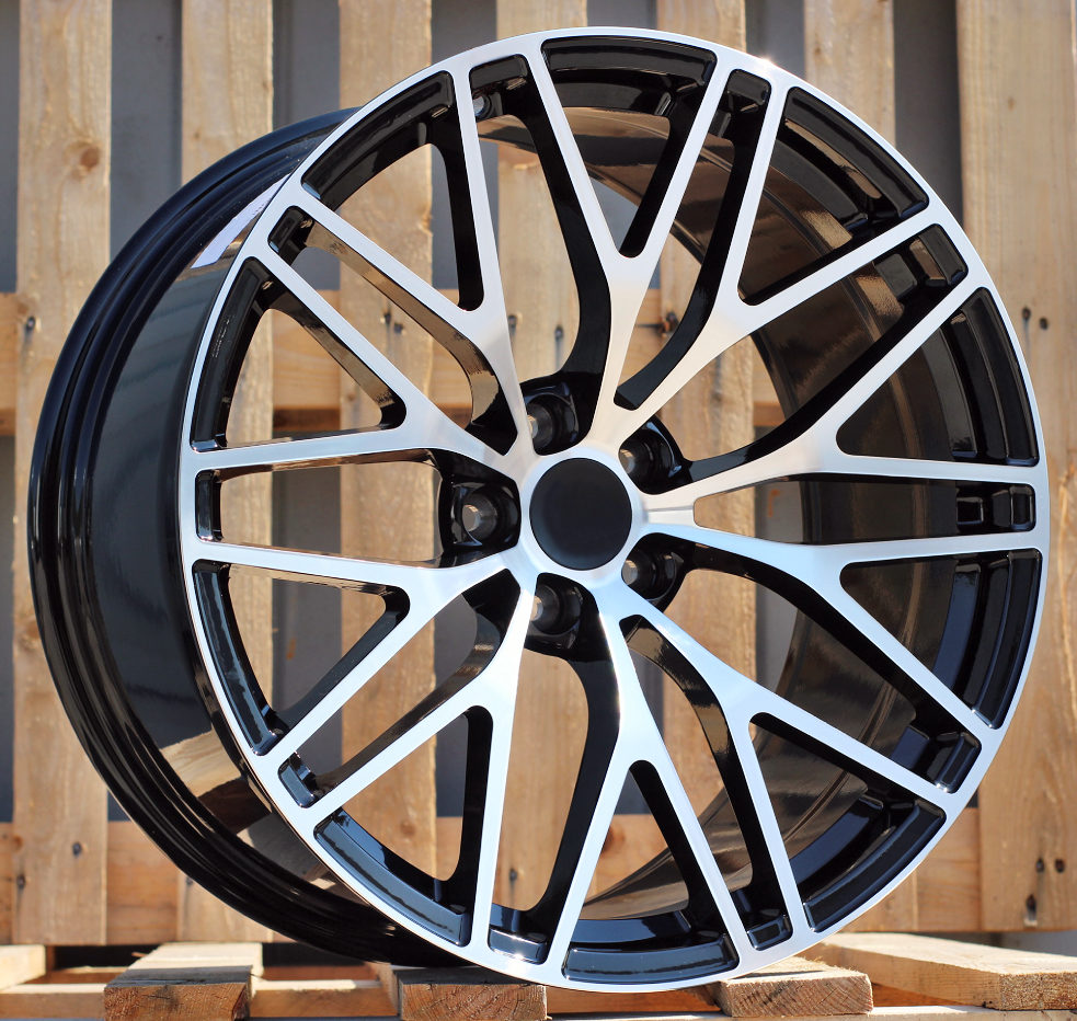 Jante Porsche 20x10 ET19 5x112 - Black Polished