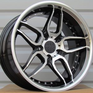 Jante HAXER 18x10 ET15 5x120 - Black Polished+Powder Coating