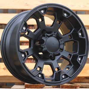 Jante 4X4 15x8 ET-10 6x139,7 - Black Half Matt