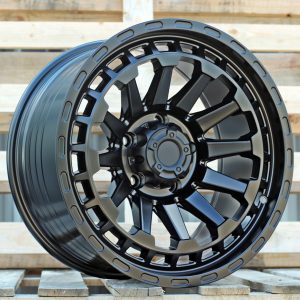 Jante 4X4 17x9 ET10 5x127 - Black Half Matt