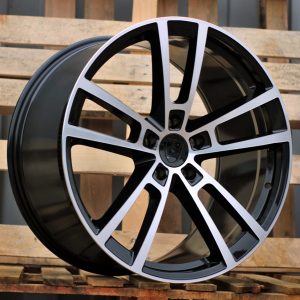 Jante Porsche 22x11,5 ET61 5x130 - F Black Polished