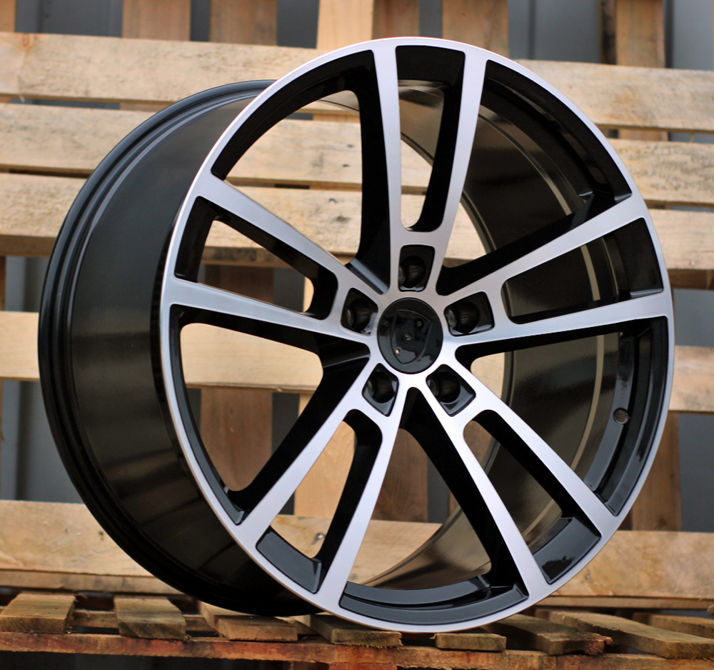 Jante Porsche 22x11,5 ET61 5x130 - F Black Polished