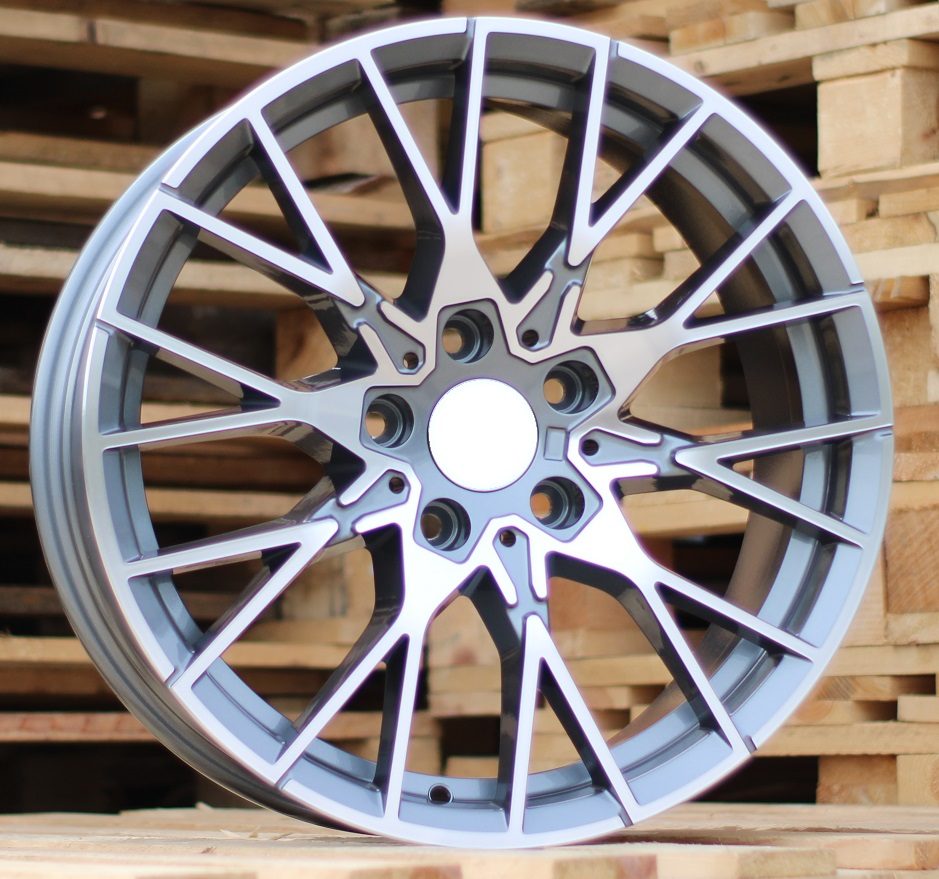 Jante BMW 18x8 ET35 5x120 - Grey Polished+Powder Coating