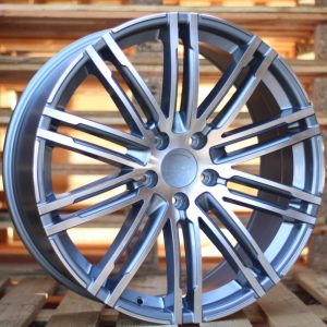 Jante Porsche 21x9 ET26 5x112 - Grey Polished