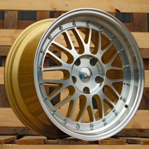 Jante RACIN 17x7,5 ET34 5x120 - Gold+Polished