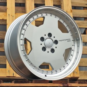 Jante Mercedes 18x9 ET30 5x112 - Silver+Polished Lip
