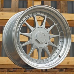 Jante RACIN 17x8,5 ET20 5x120 - Silver+Polished Lip
