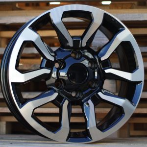 Jante Toyota 17x7,5 ET30 6x139,7 - Black Polished