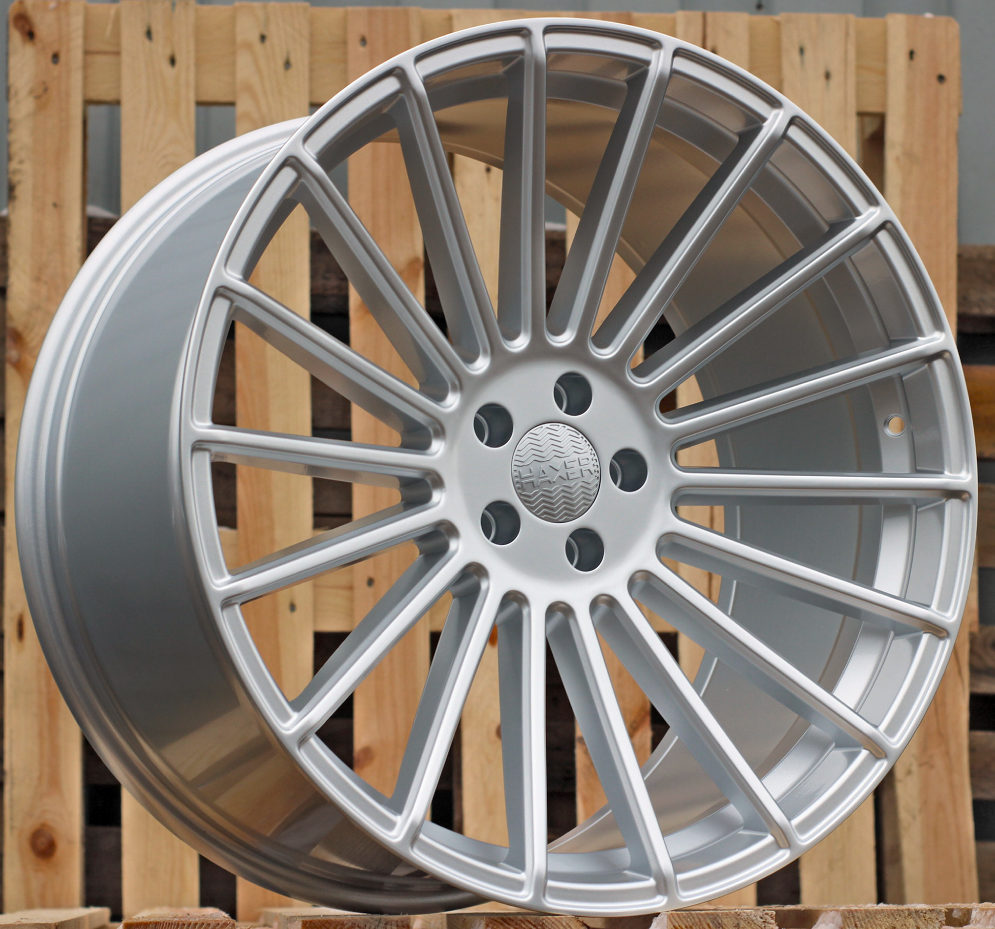 Jante HAXER 21x10,5 ET40 5x120 - Silver Shining