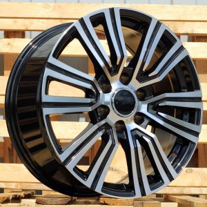 Jante 4X4 22x9 ET45 5x150 - Black Polished