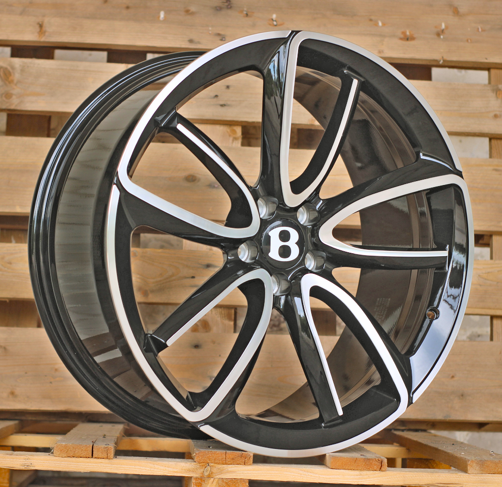 Jante Bentley 21x9,5 ET41 5x112 - Black Polished