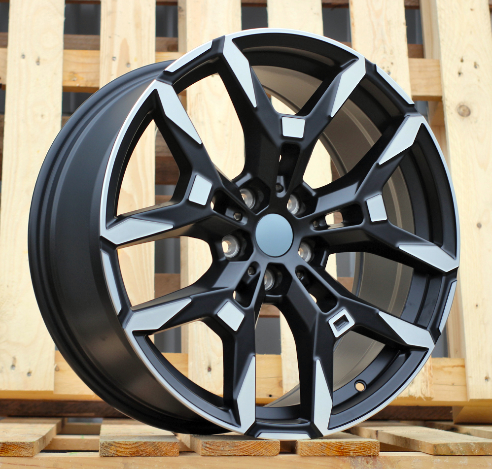Jante BMW 19x8,5 ET40 5x112 - F Black Polished Half Matt