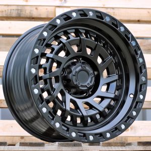 Jante 4X4 17x9 ET-6 5x127 - Black Half Matt