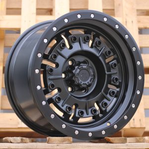 Jante 4X4 17x9 ET10 6x114,3 - Black Polished