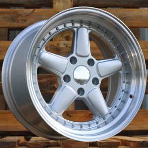 Jante RACIN 17x7,5 ET30 4x100 - F Silver+Polished Lip
