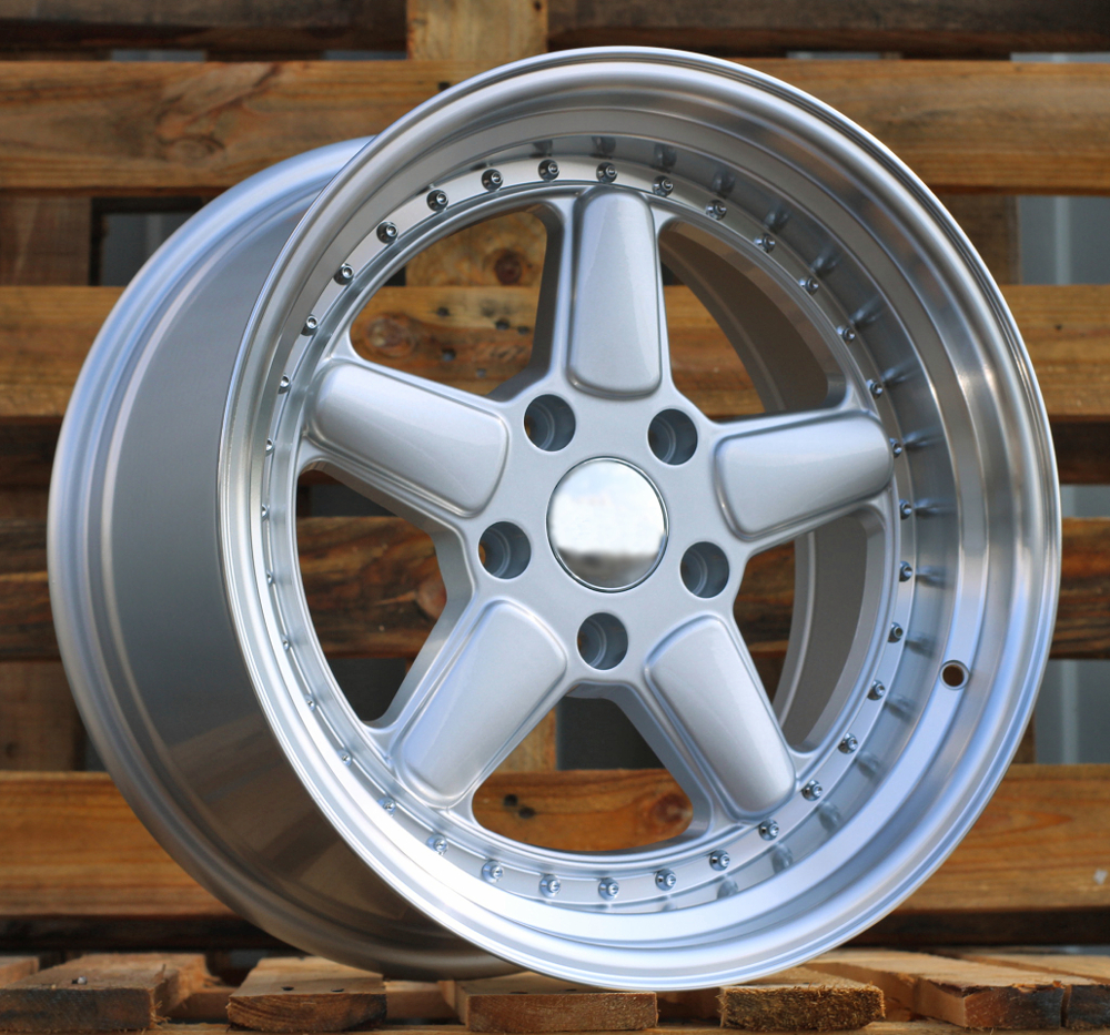 Jante RACIN 17x7,5 ET30 4x100 - F Silver+Polished Lip