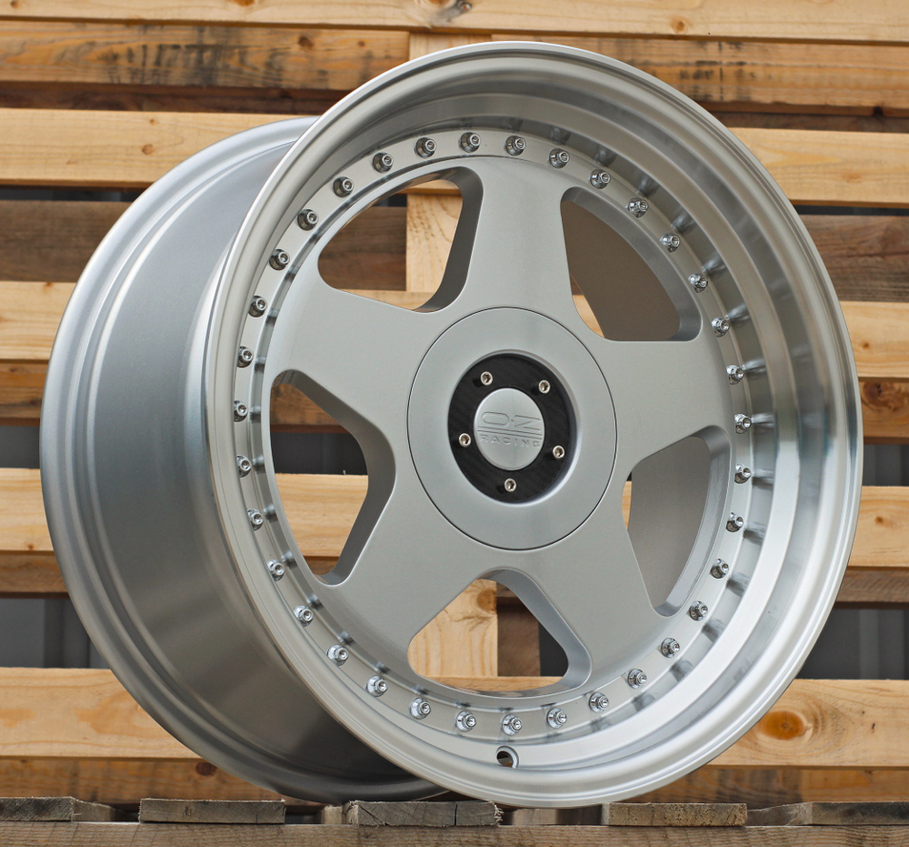 Jante RACIN 17x9 ET20 5x112|5x120 - Silver+Polished Lip