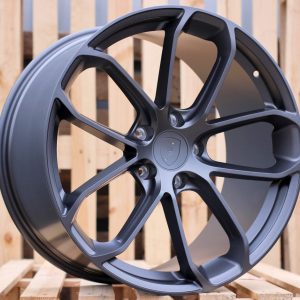 Jante Porsche 20x9,5 ET46 5x130 - Gun Metal Half Matt
