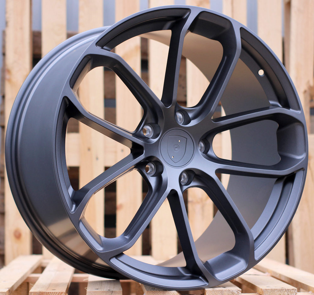 Jante Porsche 20x11 ET55 5x130 - Gun Metal Half Matt