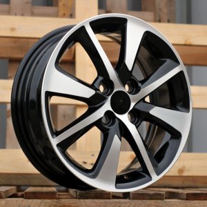 Jante Toyota 15x5,5 ET45 4x100 - Black Polished