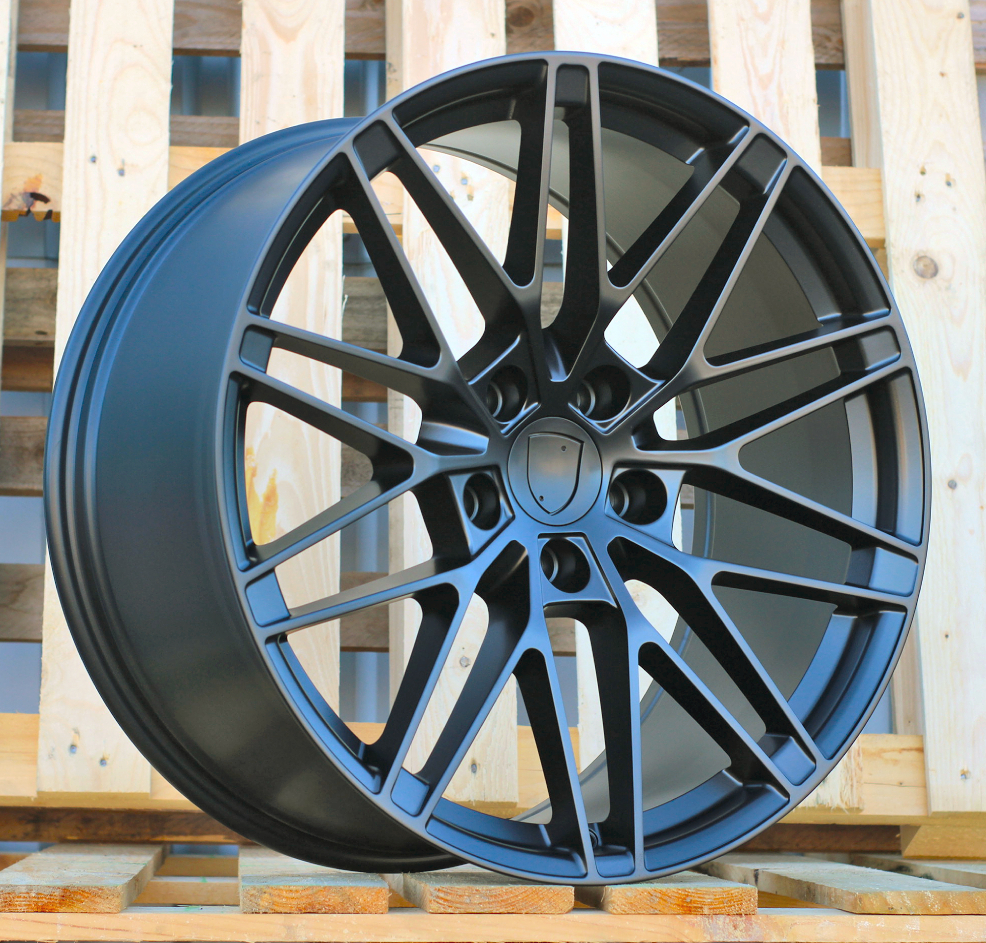 Jante Porsche 21x10,5 ET47 5x130 - Black Half Matt