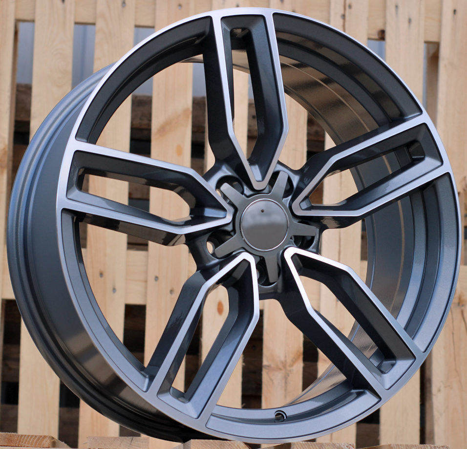 Jante Audi 19x8 ET35 5x112 - Grey Polished+Powder Coating
