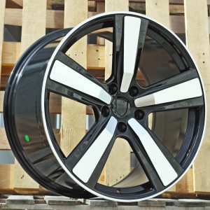 Jante Porsche 22x10 ET48 5x130 - Black Polished