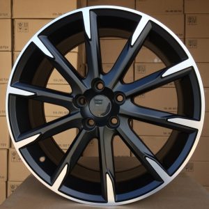 Jante Volvo 20x9 ET38 5x108 - Black Polished Half Matt