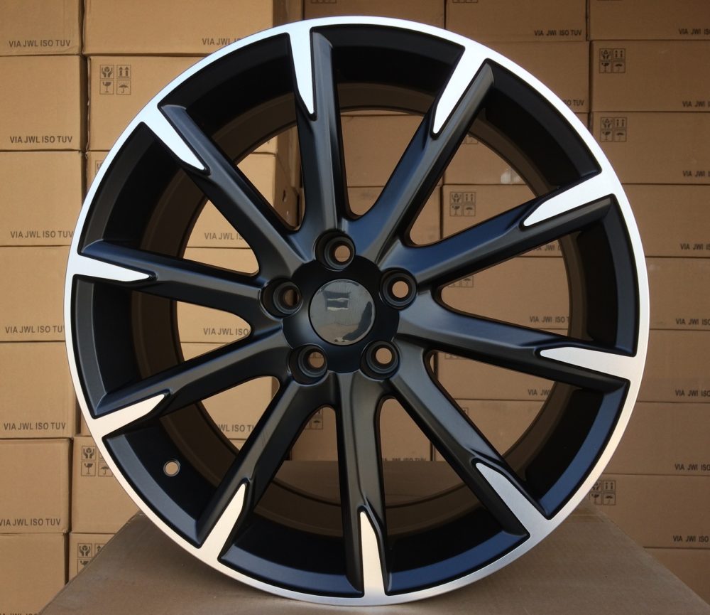 Jante Volvo 20x9 ET38 5x108 - Black Polished Half Matt