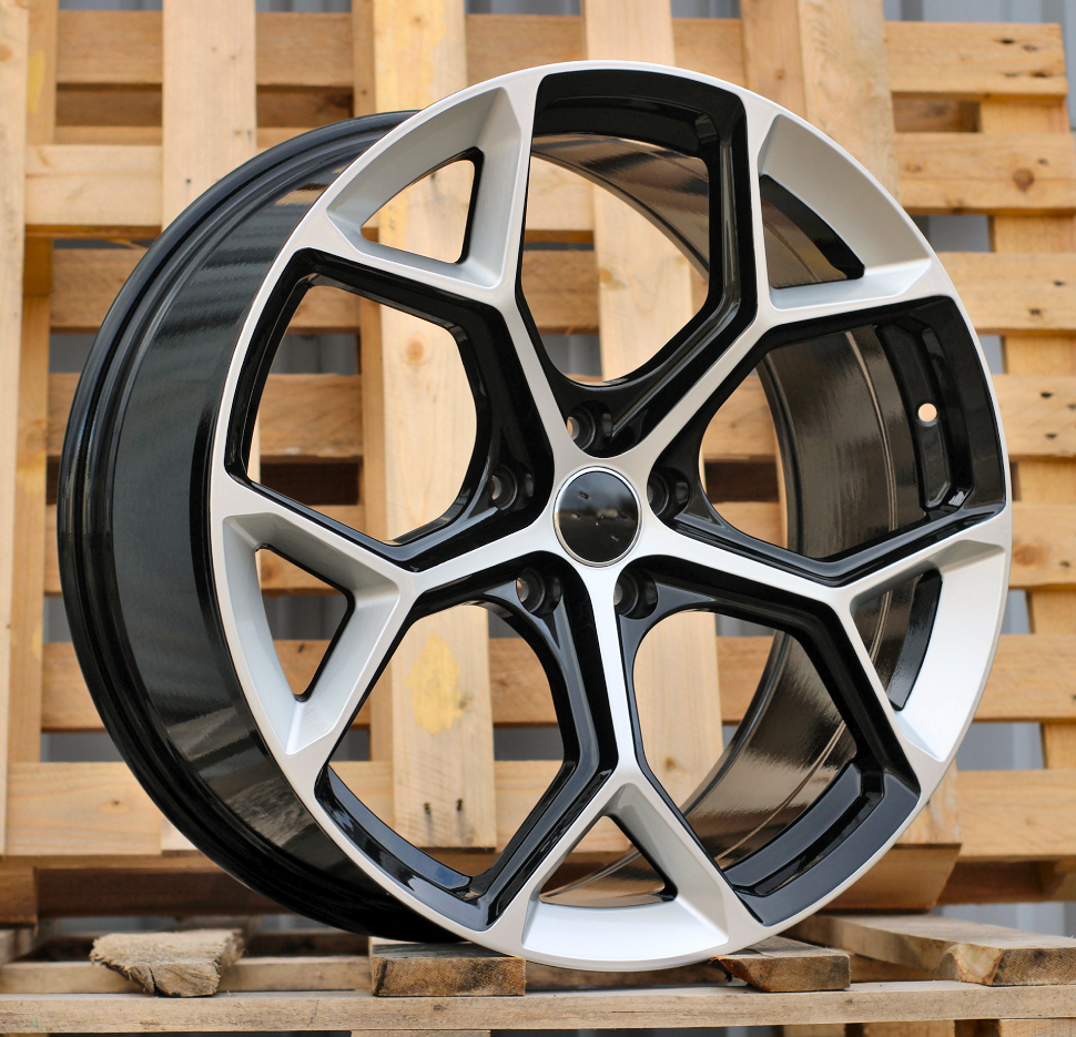 Jante Audi 20x9 ET30 5x112 - Silver Shining+Black