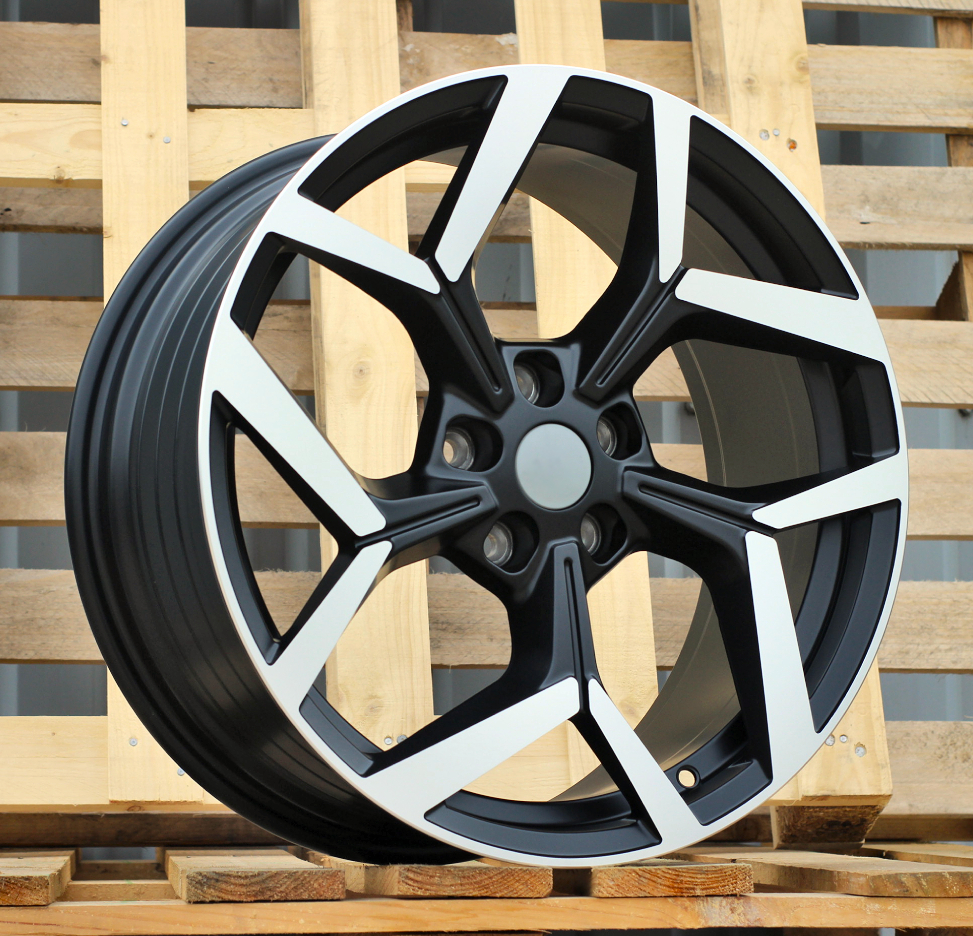 Jante Ford 19x8 ET47,5 5x108 - Black Polished Half Matt