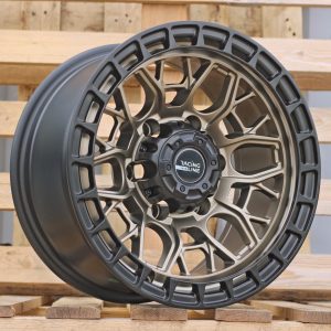 Jante 4X4 15x8 ET-10 6x139,7 - Black Half Matt Dark Bronze