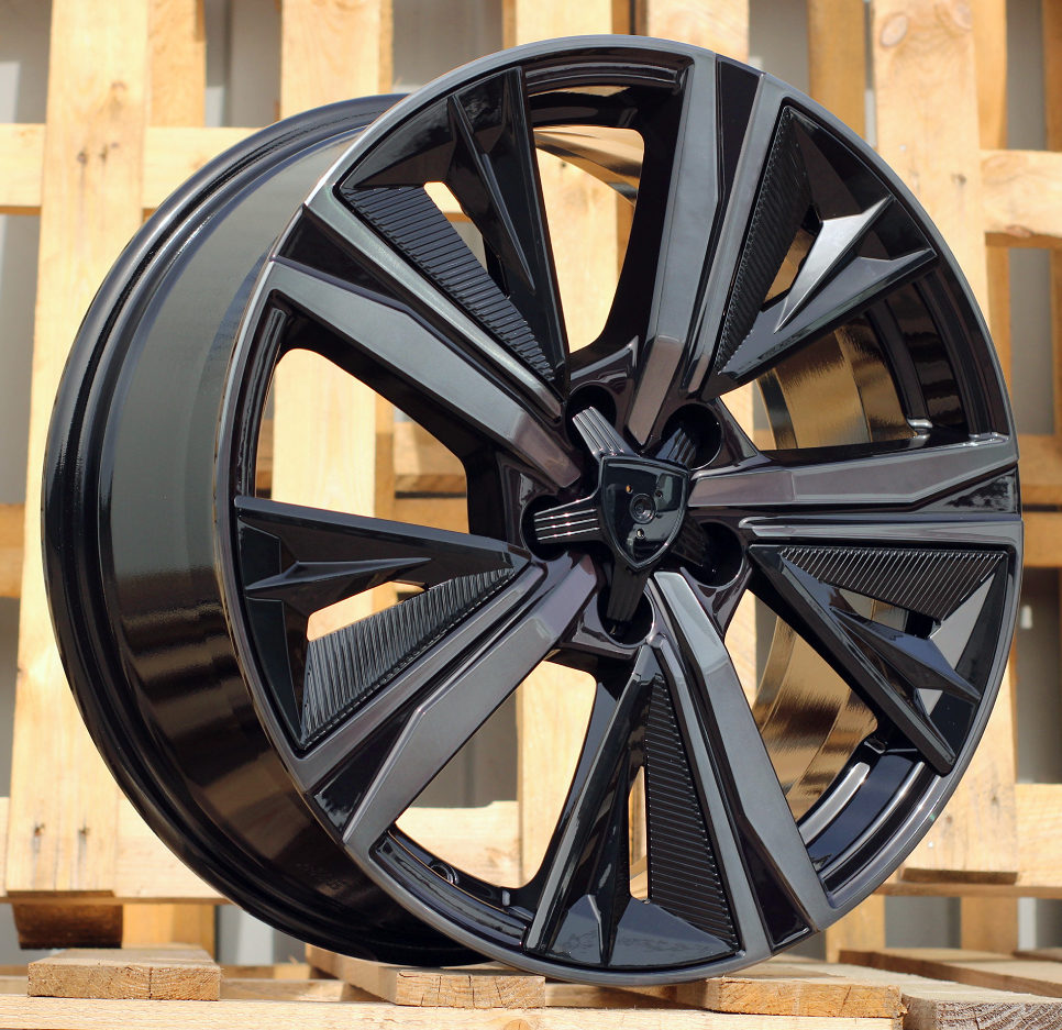 Jante Peugeot 17x7 ET44 5x108 - Black+Tinted Face