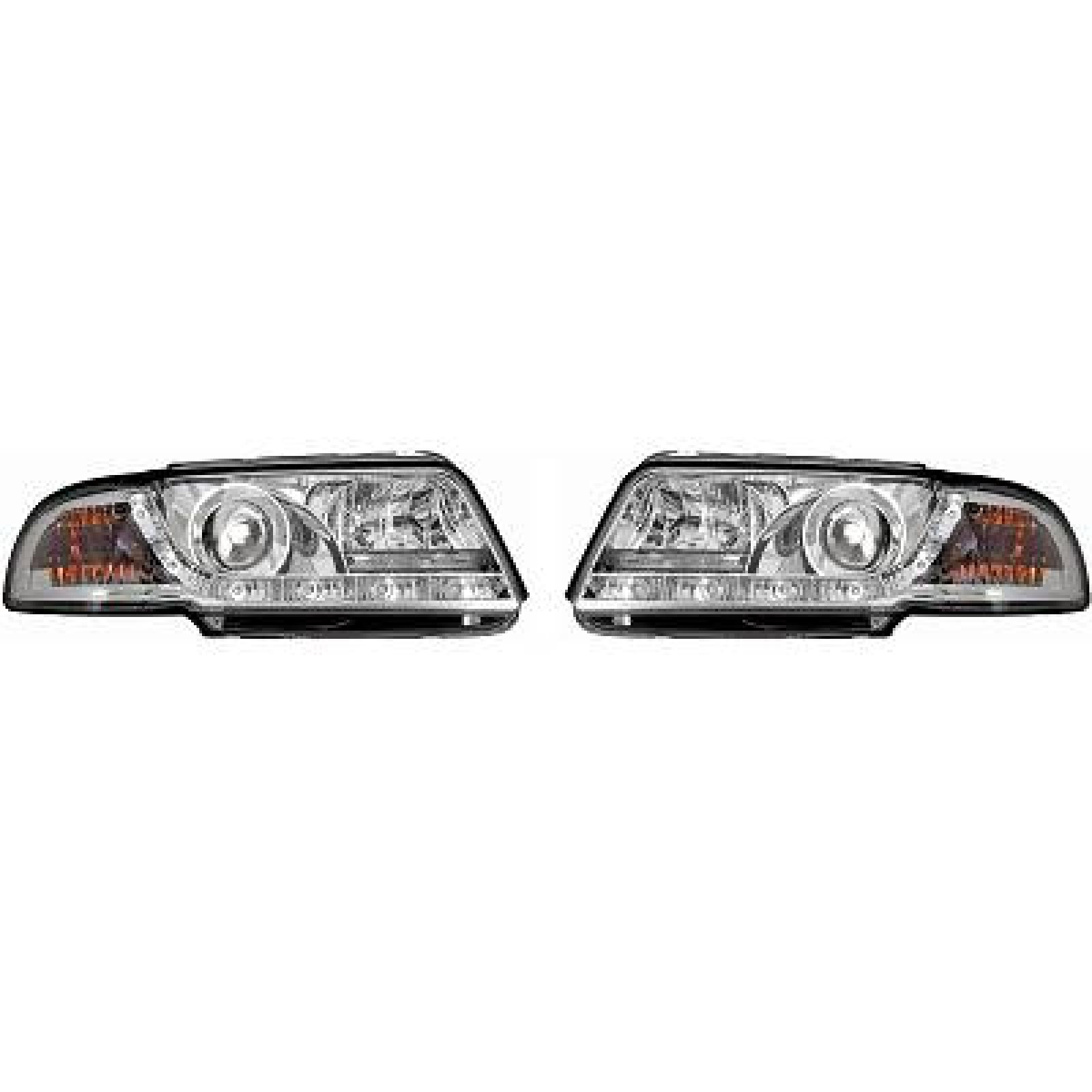 Jogo de faróis principais para Audi A4 Berlina/Avant (8D2) 94-98