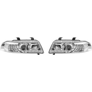 Jogo de faróis principais para Audi A4 Berlina/Avant (8D2) 99-00
