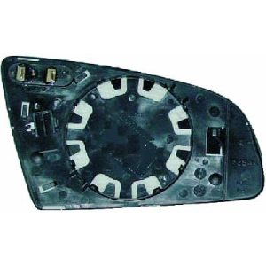 Vidro de espelho, espelho retrovisor exterior Esquerdo para Audi A3 03-05