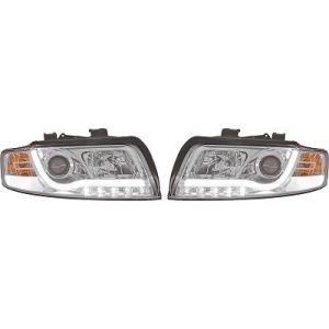 Jogo de faróis principais para Audi A4 Berlina/Avant (8E) 00-04