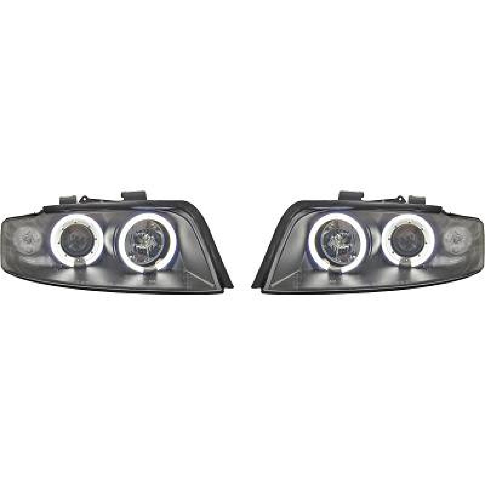 Jogo de faróis principais para Audi A4 Berlina/Avant (8E) 00-04