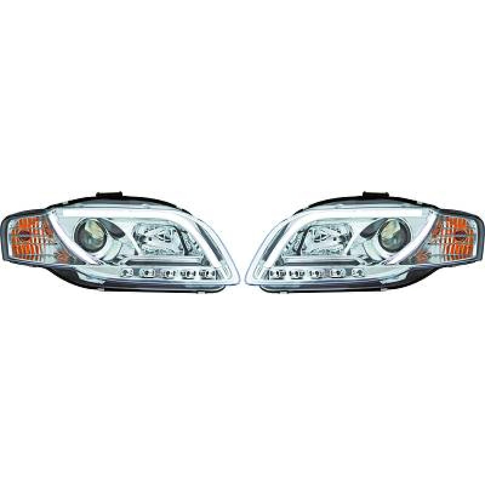 Jogo de faróis principais para Audi A4 Berlina/Avant (8E) 04-07