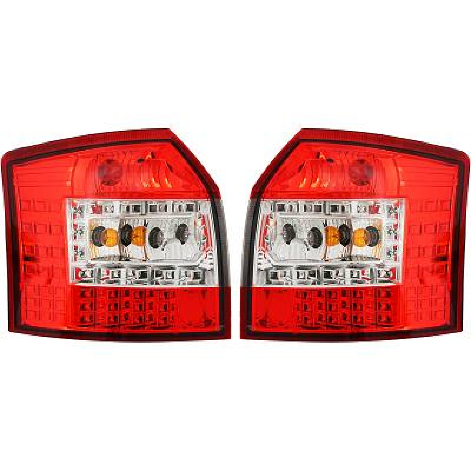 Jogo de farolins traseiros para Audi A4 Berlina/Avant (8E) 00-04