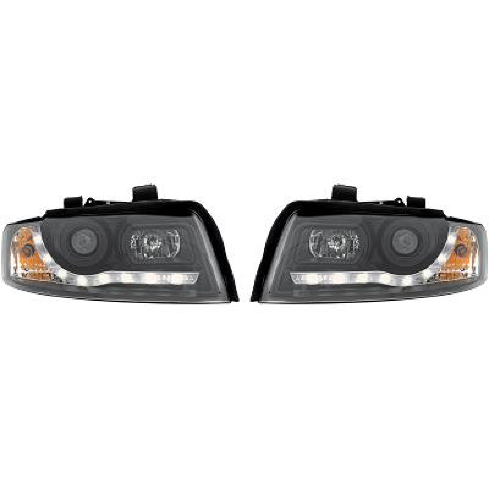 Jogo de faróis principais para Audi A4 Berlina/Avant (8E) 00-04