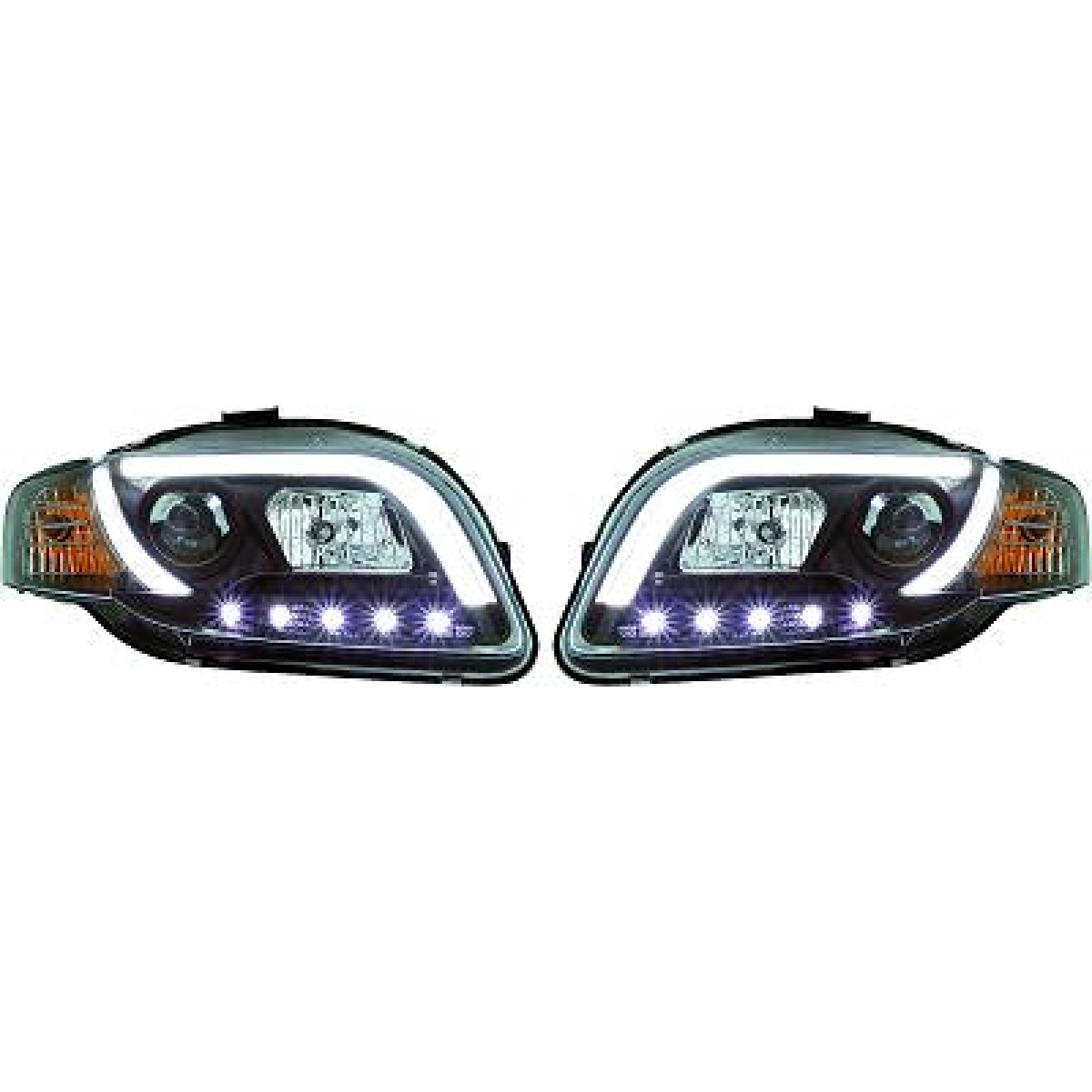 Jogo de faróis principais para Audi A4 Berlina/Avant (8E) 04-07