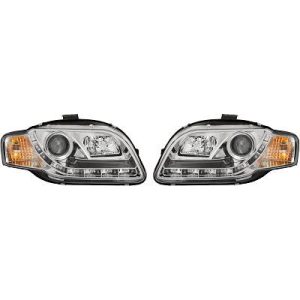 Jogo de faróis principais para Audi A4 Berlina/Avant (8E) 04-07