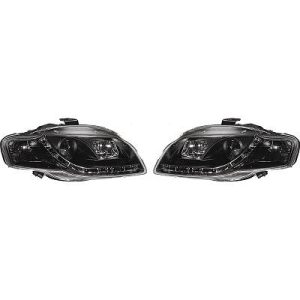 Jogo de faróis principais para Audi A4 Berlina/Avant (8E) 04-07