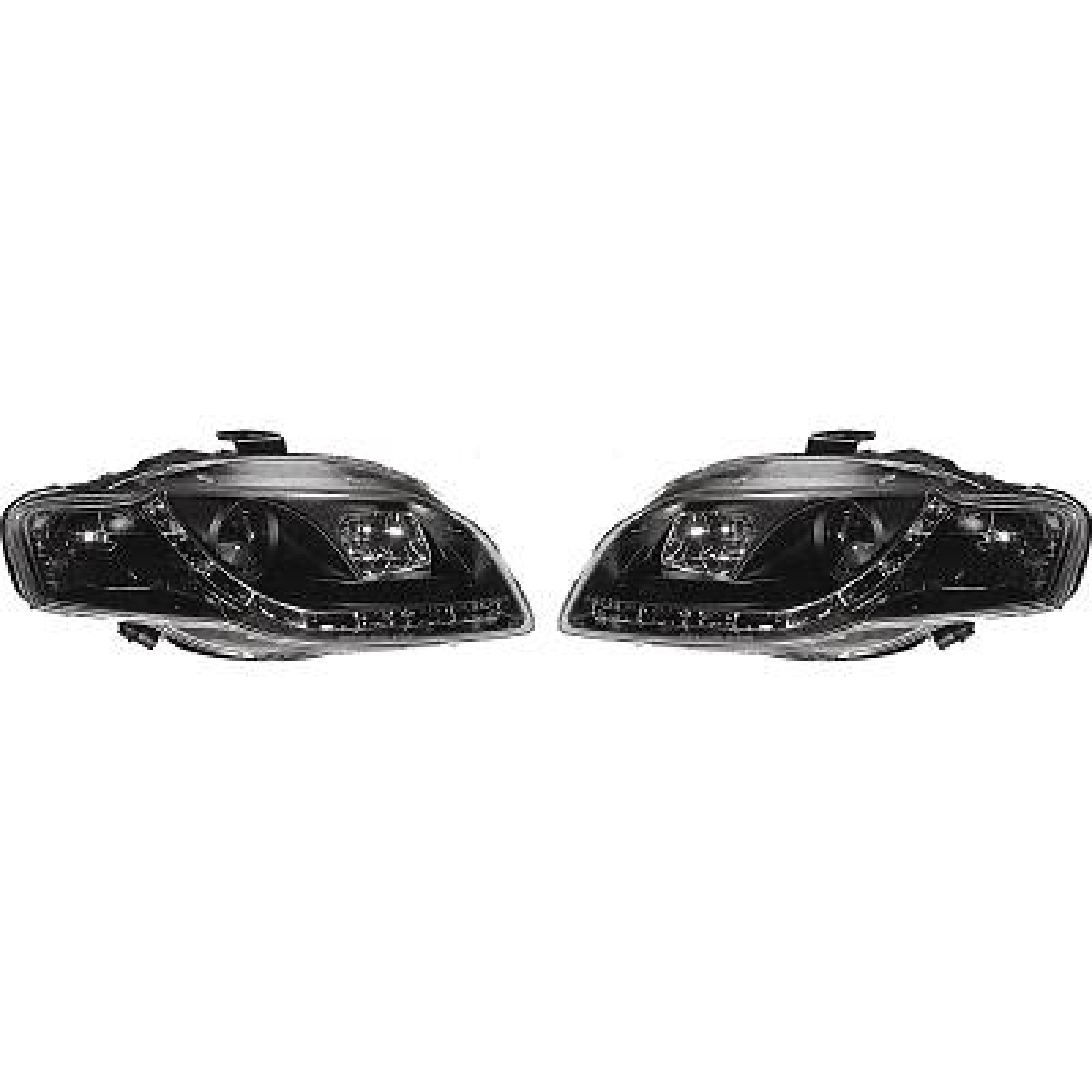 Jogo de faróis principais para Audi A4 Berlina/Avant (8E) 04-07