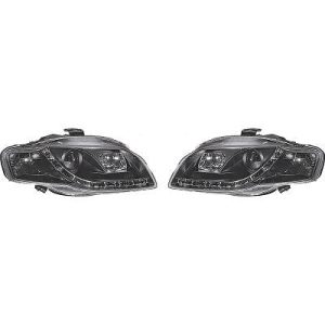 Jogo de faróis principais para Audi A4 Berlina/Avant (8E) 04-07