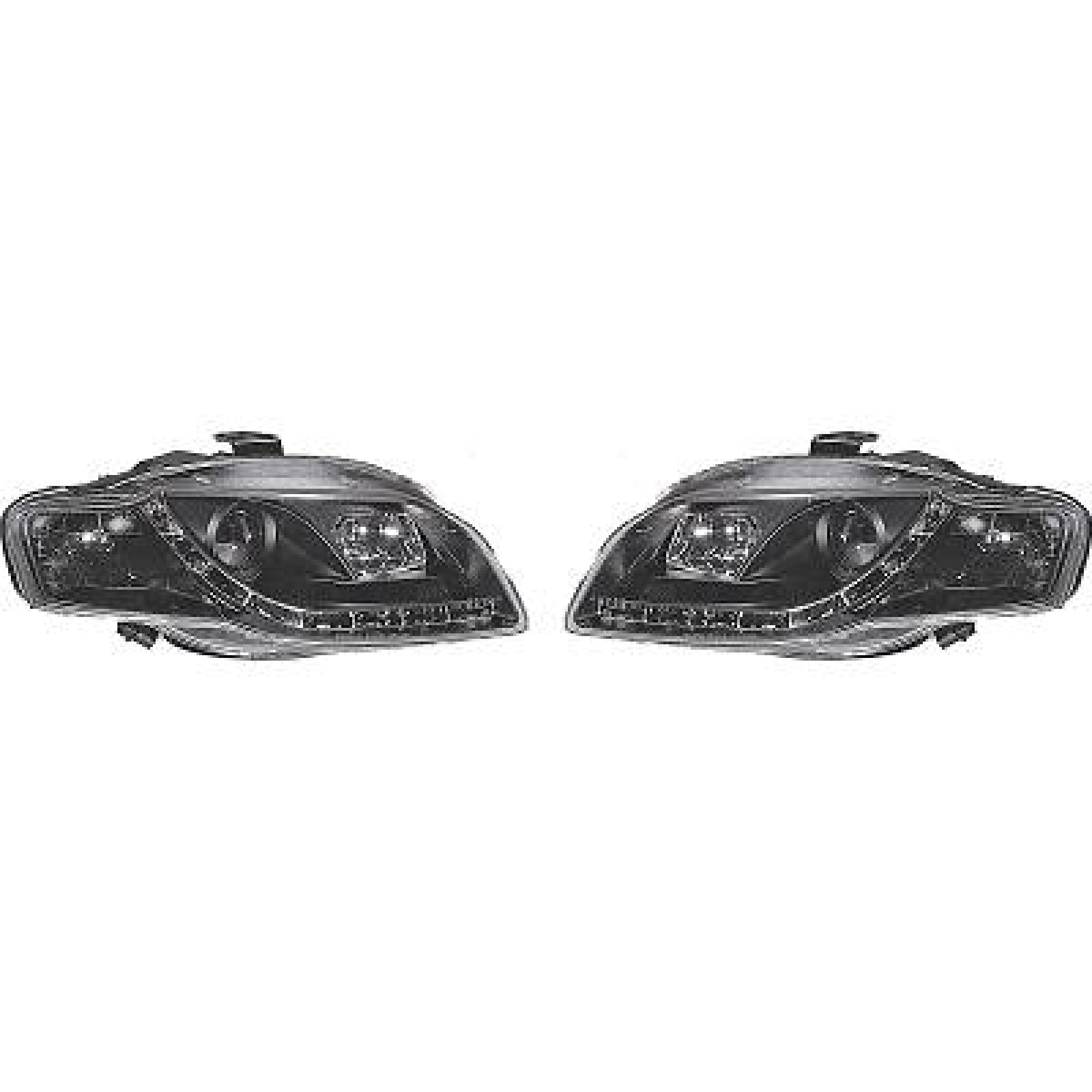 Jogo de faróis principais para Audi A4 Berlina/Avant (8E) 04-07