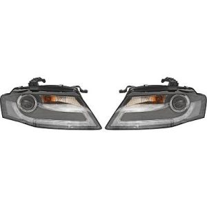 Jogo de faróis principais para Audi A4 Berlina/Avant (8K/8E) 07-11