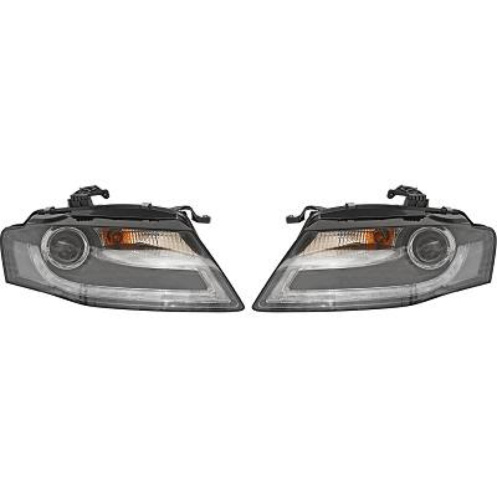 Jogo de faróis principais para Audi A4 Berlina/Avant (8K/8E) 07-11